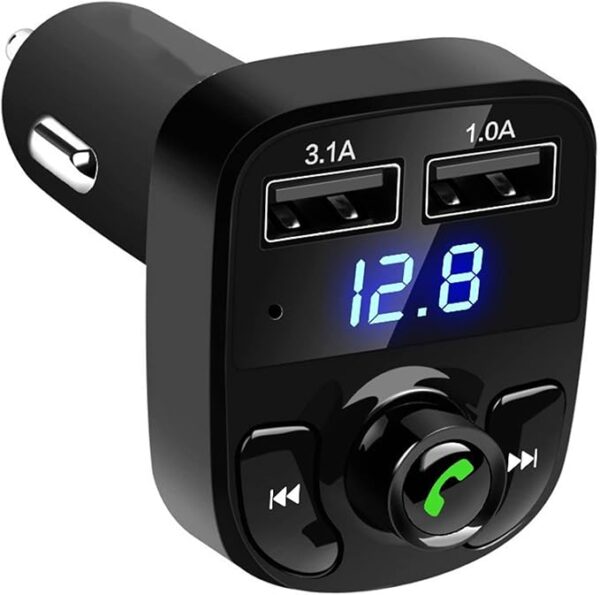 Carregador carro com bluetooth e mp3 player - x8