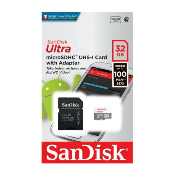 Cartão de memória sandisk ultra 32GB - Sandisk