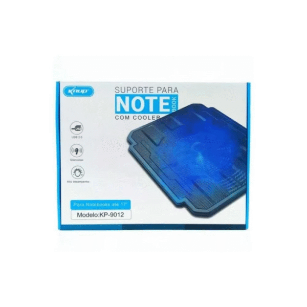 SUPORTE PARA NOTEBOOK COM COOLER KP-9012 - KNUP