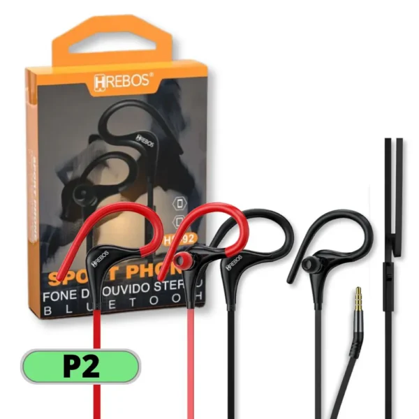 Fone ouvido stereo anatomico hs92 - Hrebos