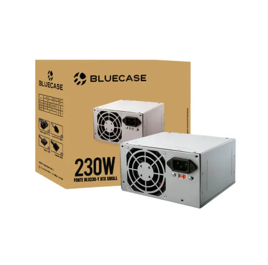 FONTE ATX 230W REAIS BLU230-E BOX C/ CABO - BLUECASE