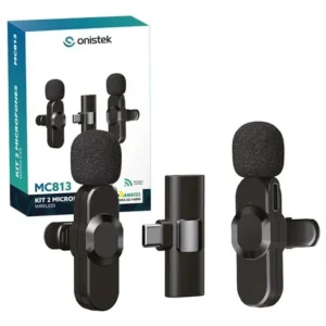 Kit 2 Microfones Wireless MC813 - Onistek