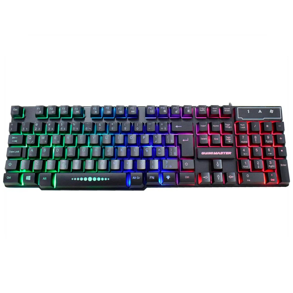 KIT GAMER TECLADO KM52+ MOUSE MOA8+ MOUSEPAD FX-X2218 GAMING MASTER - Imagem 2