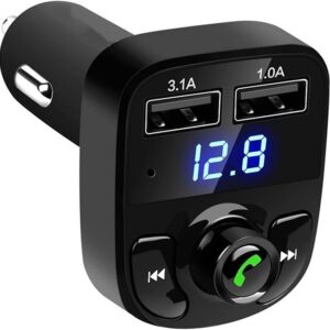 Carregador carro com bluetooth e mp3 player - x8