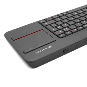 TECLADO WIRELESS C/ TOUCHPAD K-WT200BK PRETO - C3