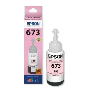 REFIL DE TINTA EPSON MAGENTA CLARO T673620AL L800 70ML ORIGINAL