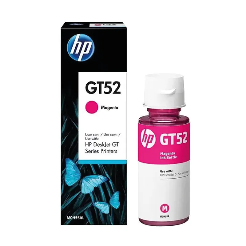REFIL DE TINTA HP MAGENTA GT52 M0H55AL 70ML ORIGINAL - Imagem 2