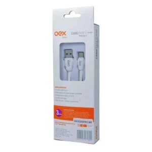 Cabo tipo c + usb flat ce203 1.5metro - OEX