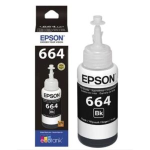 REFIL DE TINTA EPSON 664 T664120AL BLACK/PRETO 70ML ORIGINAL