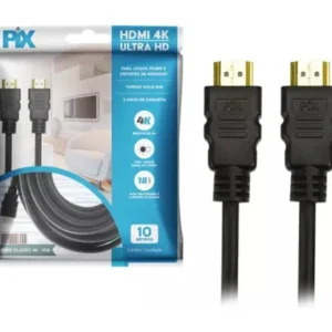 Cabo hdmi 10 metros 4K 60Hz - pix