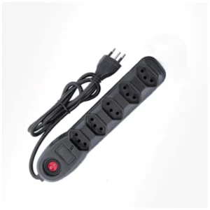 FILTRO DE LINHA 5 TOMADAS 1M BIVOLT PRETO PL 31  - MEGATRON