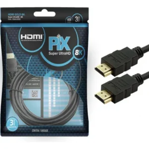 CABO HDMI 3M 2.1 8K ULTRAHD HDR 19 PINOS 018-1030 - PIX