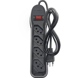 Extensão filtro de linha 4 tomadas bivolt Megatron