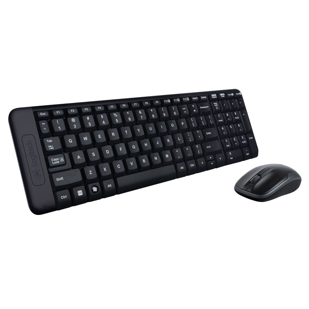 TECLADO + MOUSE WIRELESS MK220 ABNT2 PRETO - LOGITECH