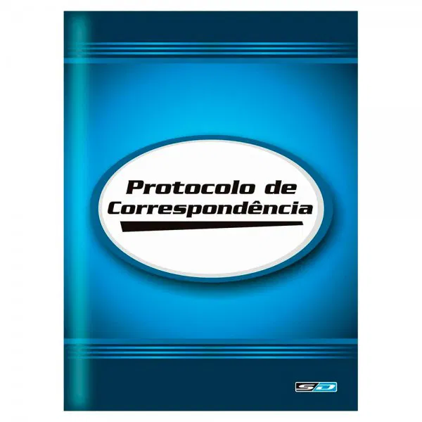 CADERNO PROTOCOLO DE CORRESPONDÊNCIA 52 FOLHAS 154MM X 216MM - ANIMATIVA