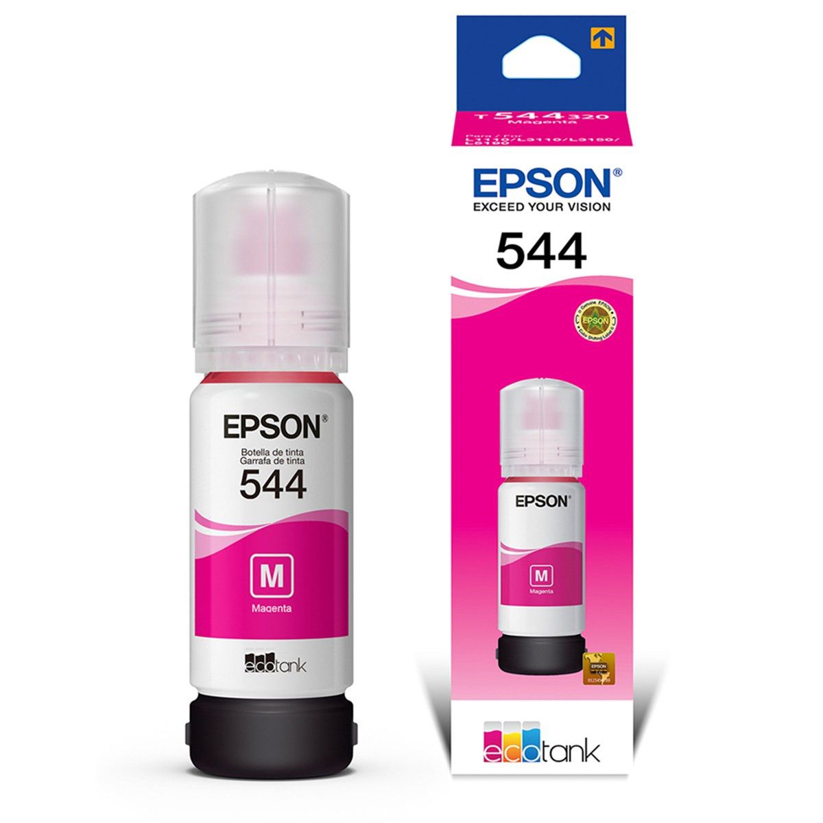 REFIL DE TINTA EPSON 544 T544320 MAGENTA 65ML ORIGINAL