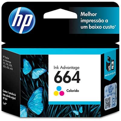 CARTUCHO HP 664 XL F6V30AB COLOR 8ML ORIGINAL