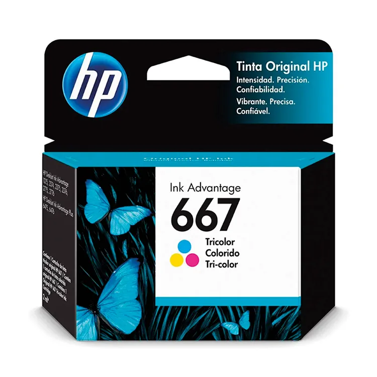 CARTUCHO HP 667 3YM78AL COLOR 2ML ORIGINAL