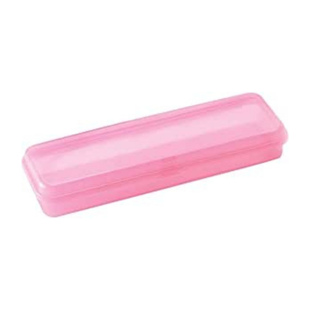 Estojo Plástico Plus Rosa Pastel Maxcril