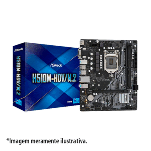 PLACA MÃE H510M-HDV HDMI/M.2 DDR4 1200 BOX - ASROCK