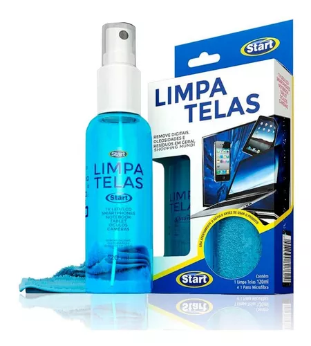 LIMPA TELAS 120ML + PANO MICROFIBRA