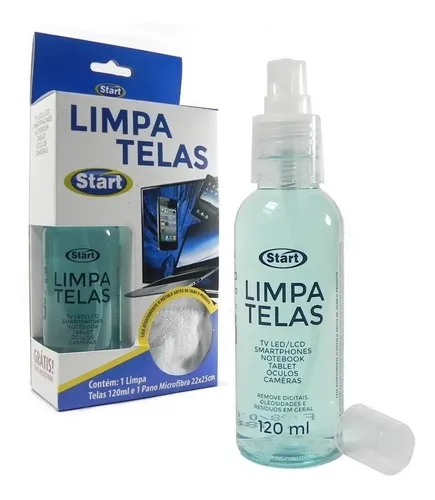 LIMPA TELAS 120ML + PANO MICROFIBRA - Imagem 2